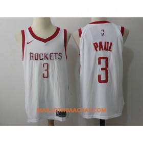 Maillot NBA Houston Rockets Chris Paul 3 Nike 2017-18 Blanc Swingman - Homme